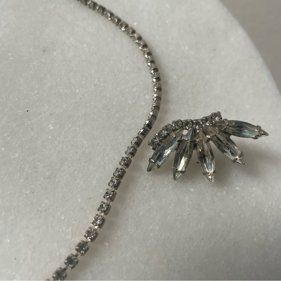 1920s style vintage necklace and earring jewelry  set - Picture 4 of 8